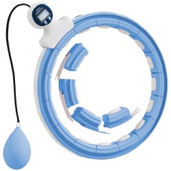 Älyvannesarja aikuisille laskurilla ja painokuulalla 16 osaa vyötärö 76 113 cm vaaleansininen