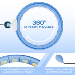 Älyvannesarja aikuisille, laskurilla ja painokuulalla, 16 osaa, vyötärö 76–113 cm, vaaleansininen