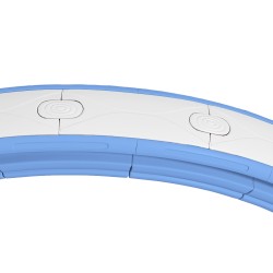 Älyvannesarja aikuisille, laskurilla ja painokuulalla, 16 osaa, vyötärö 76–113 cm, vaaleansininen
