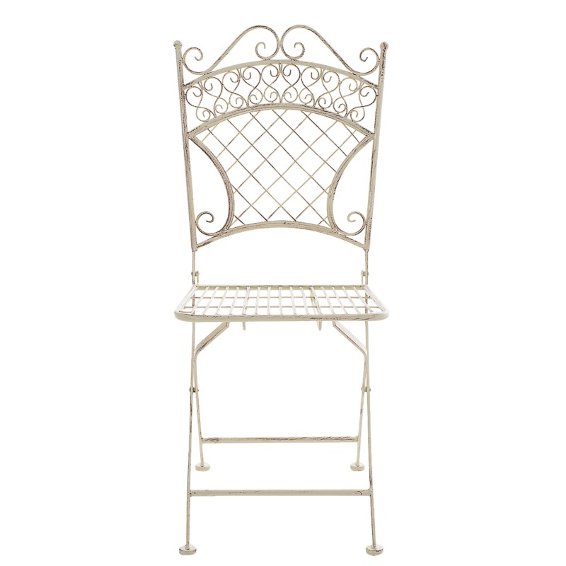 Taitettavat antiikkipatinoidut puutarhatuolit adelar-mallissa, 2 kpl setti