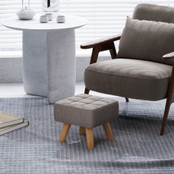 Jalkajakkara lisäistuimeksi ja jalkatueksi, leinenimitaatio, 27 x 27 x 26 cm, harmaa, 110 kg