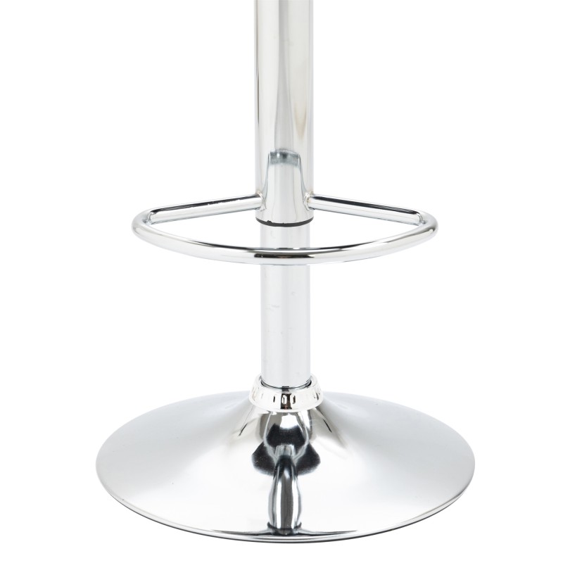 Braga samettinen baarituoli säädettävällä korkeudella ja metallirungolla