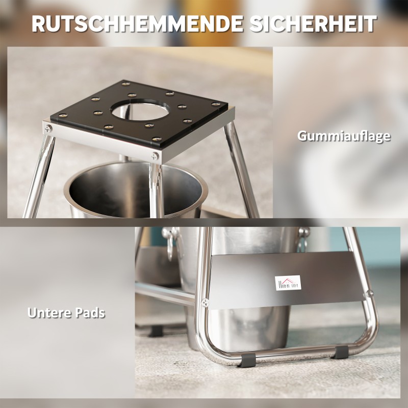 Moottoripyörän huoltoteline motocross/enduro, teräs, kantavuus 500 kg, harmaa