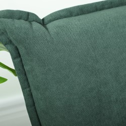 Lattianojaistuoli 360° kääntyvä, 3-asentoinen selkänoja, paksu pehmuste, vihreä