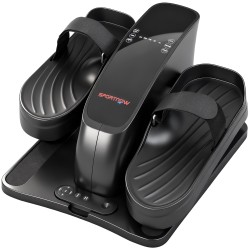 Sähkökäyttöinen mini kuntolaite poljinlaite 12 nopeutta LED näyttö kaukosäädin musta