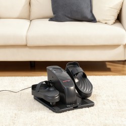 Sähkökäyttöinen mini-kuntolaite / poljinlaite, 12 nopeutta, LED-näyttö, kaukosäädin, musta