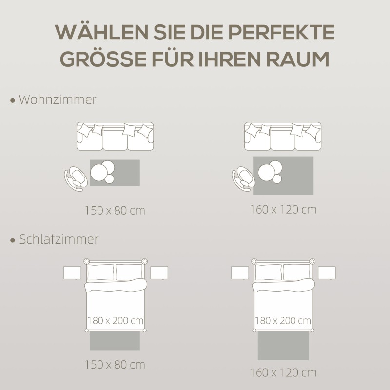 Fleece-matto sherpa, viidakkokuvio, 160 x 120 cm, kermanvaalea ja monivärinen