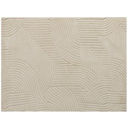 Matto olohuoneeseen 230x160 cm konekudottu 15 mm nukka liukuestepohja creme