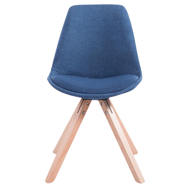 4 kpl Toulouse-vierailutuolit kankaalla puisilla jaloilla mukavat