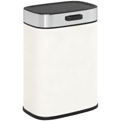 Roska astia keittiöön 5 l ruostumaton teräs vapaasti seisova tai kaapin oveen ripustettava creme valkoinen