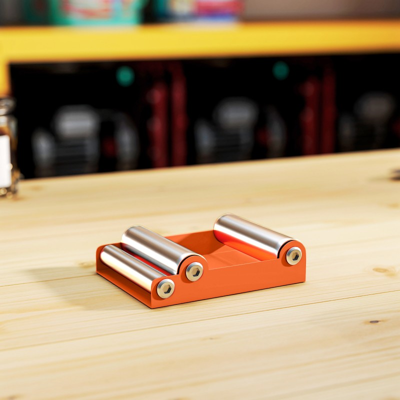 Moottoripyörän rengasteline ja ketjuhuoltoteline rullilla, kantavuus 220 kg, renkaan leveys 180 mm