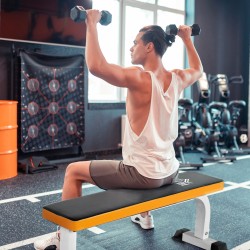 Tasopenkki kotitreeniin, teräsrakenne, 112 x 62 x 43 cm, max 200 kg, musta