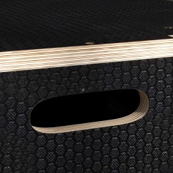 Hyppylaatikko kotikuntoiluun, pyökkipuu, 41/51/61 cm, enint. 120 kg, musta