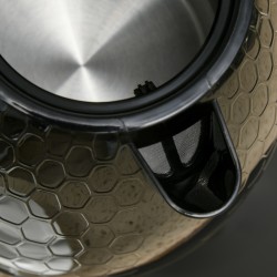 Vedenkeitin ja leivänpaahdin 2-in-1 keittiösetti, 1,7 L, 4 viipaletta, muovi/teräs, musta