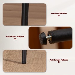 Ruokapöydän tuoli vakosamettiverhoilulla, ammemallinen istuin, metallijalat, harmaa