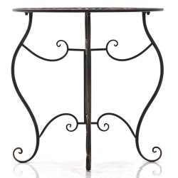 Nostalginen Indra-pöytä terassille ja puutarhaan antiikkipatinalla