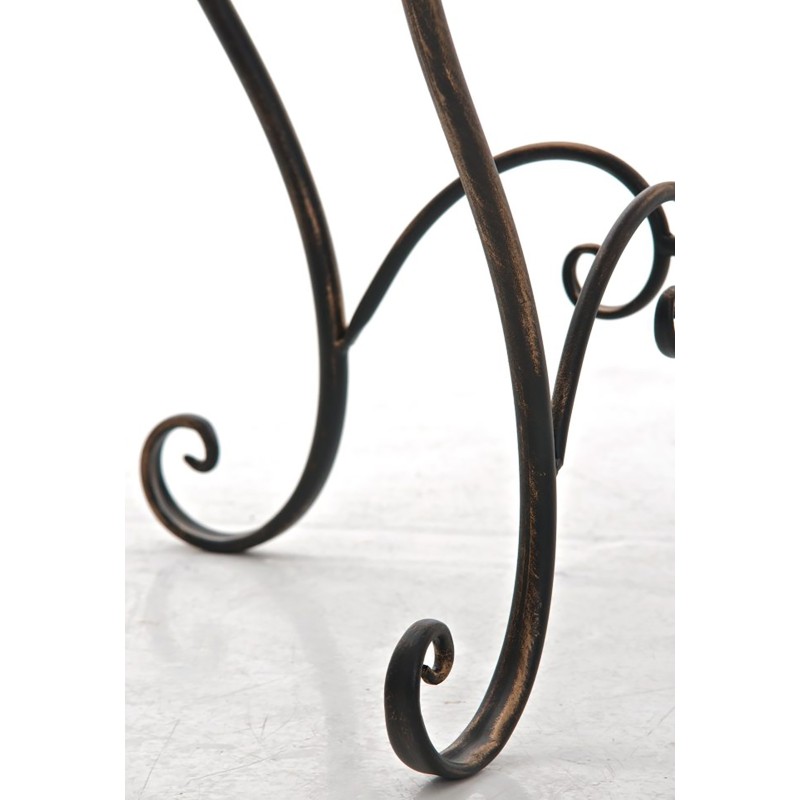 Nostalginen Indra-pöytä terassille ja puutarhaan antiikkipatinalla