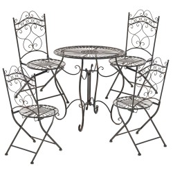 Nostalginen Indra-pöytä terassille ja puutarhaan antiikkipatinalla