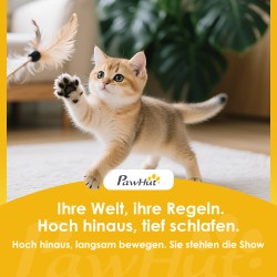 Kissan raapimis- ja lepotorni 96 cm, 3 pesää, pestävä yläpeti, harmaa