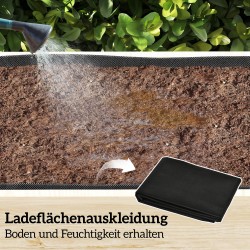 Kaksitasoinen puinen viljelylaatikko ritilällä 2 istutuslaatikkoa 108 x 62 x 120 cm naturaalipuu