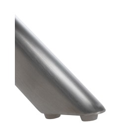 Tyylikäs samettinen ruokailutuoli kääntyvällä istuinosalla ja teräsrungolla