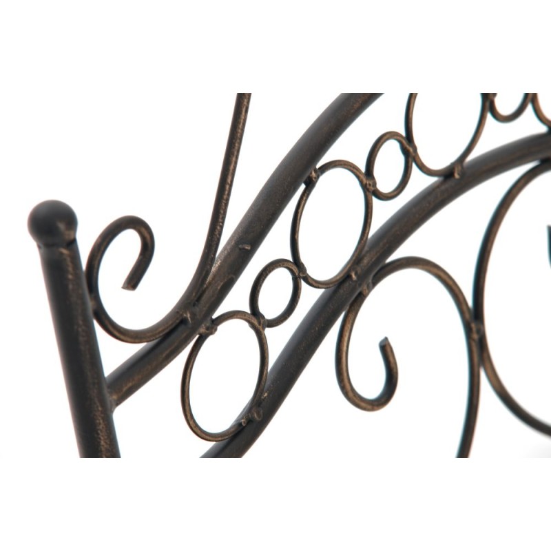 Indra-tuoli nostalginen rautainen puutarhatuoli antiikkipatinalla käsintehty