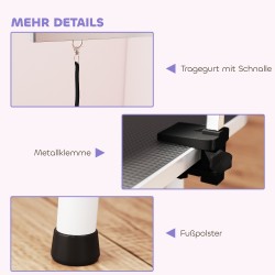 Koirien trimmipöytä teräksisellä rungolla 81 x 48,5 x 80 cm musta