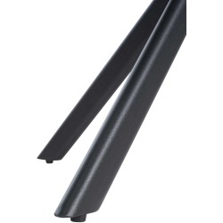 Westport samettinen pyörivä ruokapöydän tuoli metallisilla jaloilla