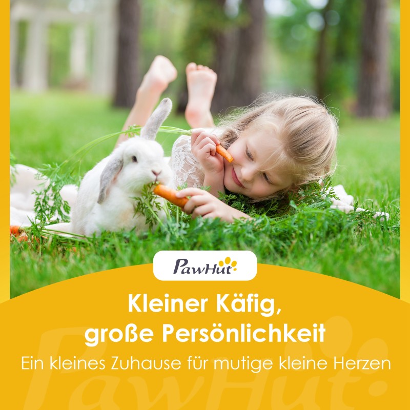 Kaninien ulkokehikko suojakopilla, puu ja verkko, 2–4 kääpiökanille, 180,4 x 150 x 48 cm, harmaa