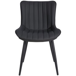 Tyylikäs Largo-ruokatuoli pehmustetulla istuimella ja selkänojalla