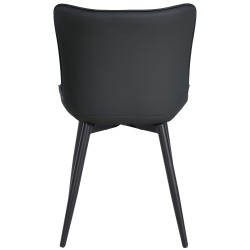 Tyylikäs Largo-ruokatuoli pehmustetulla istuimella ja selkänojalla