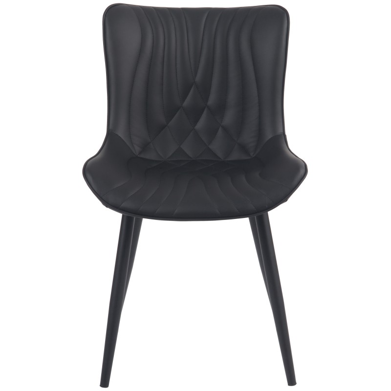 Brady-tuoli sametti tai keinonahka moderni mukava ruokailutuoli