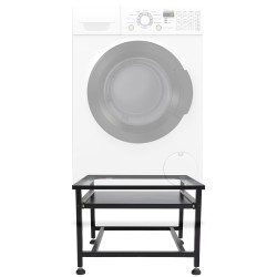 Korotettu jalusta pesukoneelle ja kodinkoneille säilytystilalla ja korkeussäädöllä