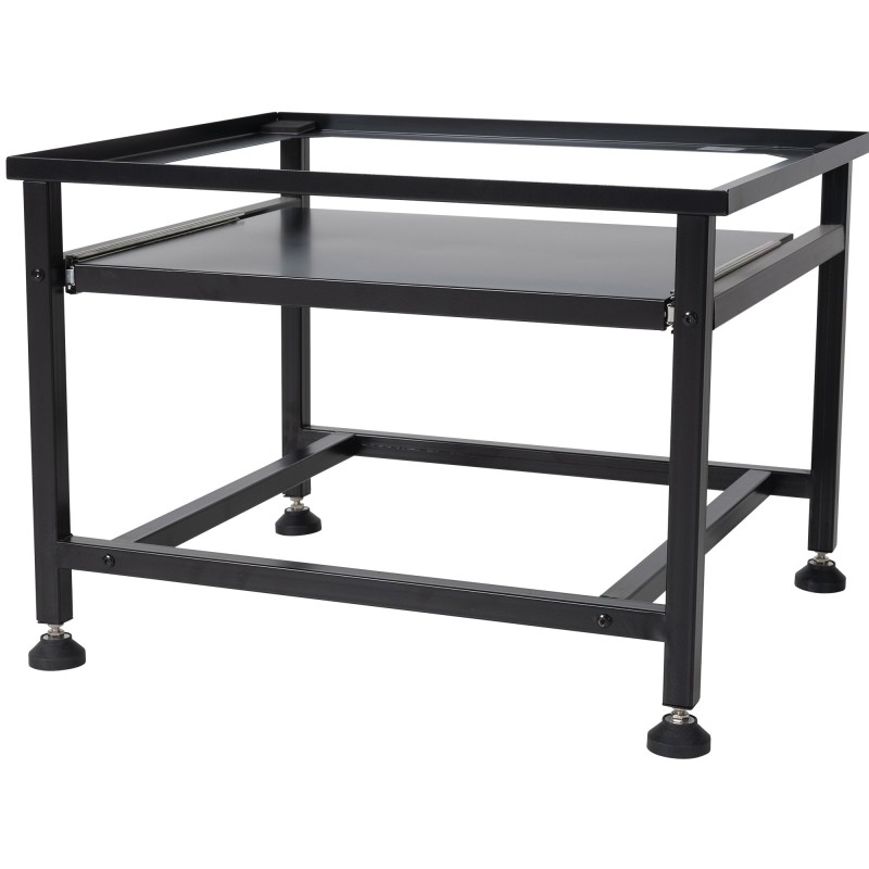 Korotettu jalusta pesukoneelle ja kodinkoneille säilytystilalla ja korkeussäädöllä