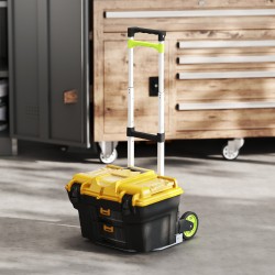 Taitettava alumiininen kuljetusvaunu / nokkakärry teleskooppikahvalla 70 kg hopea-musta-vihreä