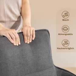 Ruokapöydän tuolit 2 kpl, pyörivät, pehmustetut käsinojilla, metallijalat, tummanharmaa