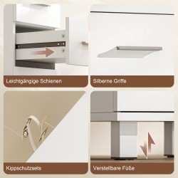 Kapea kylpyhuonekaappi 5 laatikkoa FSC-lastulevy 30 x 30 x 95 cm valkoinen