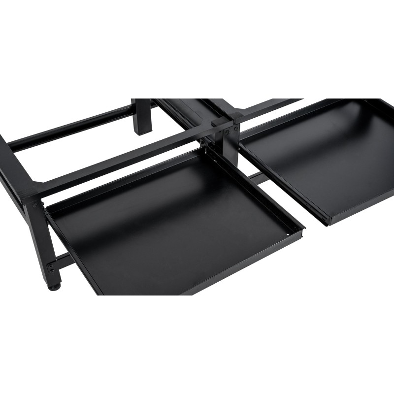 Tampa kaksoispesukonealusta säädettävä metallinen koroke laatikolla 400kg