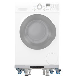 Säädettävä jalusta kodinkoneille pyörillä ja vesivaaoilla 350 kg