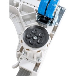 Säädettävä jalusta kodinkoneille pyörillä ja vesivaaoilla 350 kg