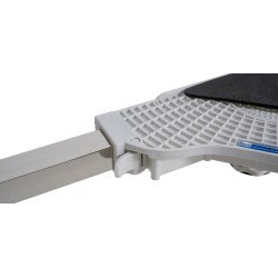 Säädettävä pesukoneen alusta 300 kg vesivaa'alla ja korkeussäädöllä