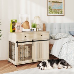 Koirankaluste pyörillä keskikokoisille ja suurille koirille, puu ja teräs, 100 x 56 x 81 cm, tammi/musta