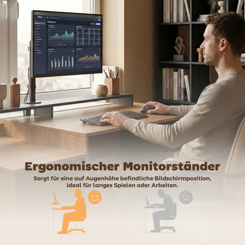 Työpöytä säilytystilalla ja hyllyillä, lastulevy/MDF, 140 x 60 x 82 cm, tammi–musta