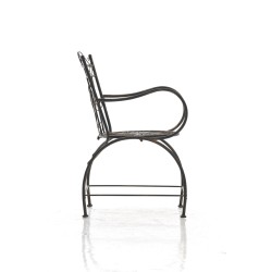 Nostalginen Sheela-tuoli puutarhaan ja terassille - käsintehty rautainen