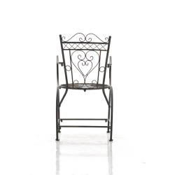 Nostalginen Sheela-tuoli puutarhaan ja terassille - käsintehty rautainen