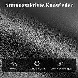 Sähkökäyttöinen lepotuoli nousemisavustimella, keinonahka, 78x98x110 cm, tummanharmaa