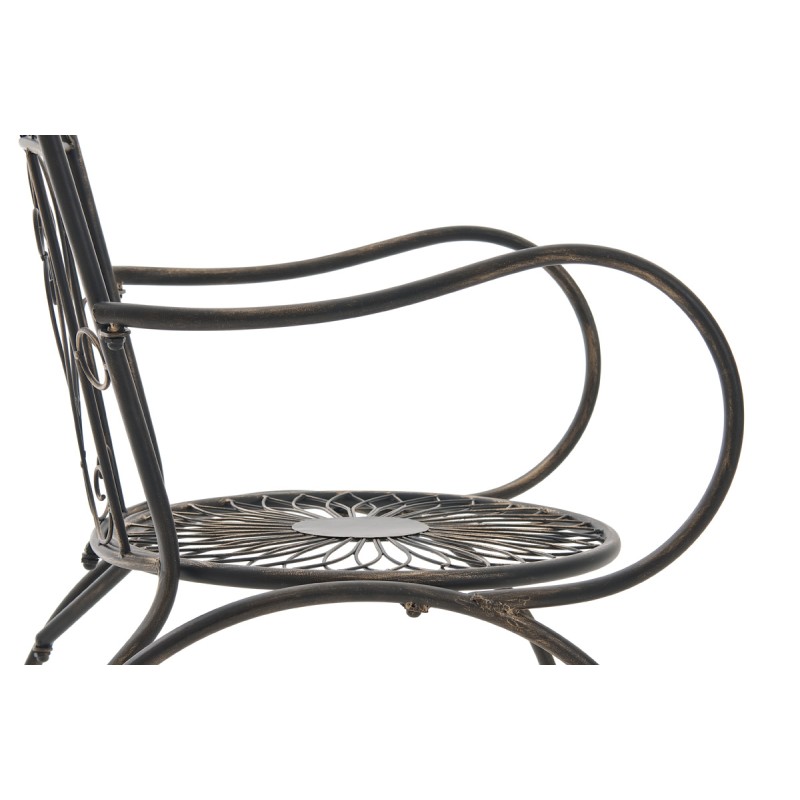 Nostalginen Sheela-tuoli puutarhaan ja terassille - käsintehty rautainen