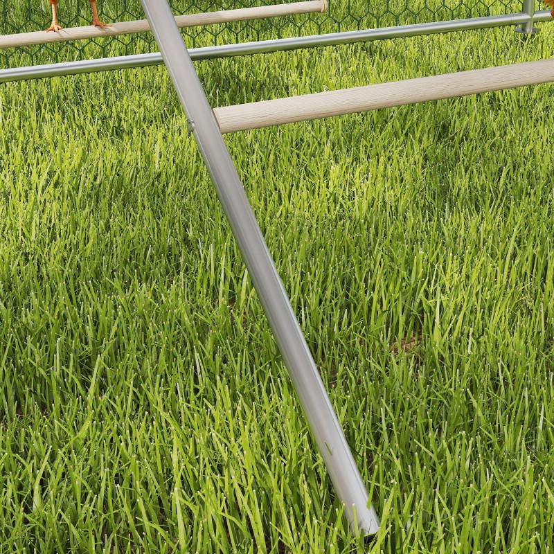 Kanaleikkiteline ulkokäyttöön, teräs ja mäntypuu, säädettävä keinu, 82 x 150 x 110 cm, hopeanharmaa