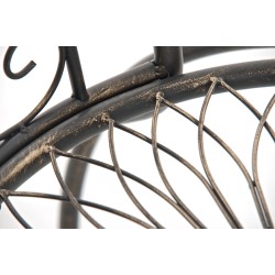 Nostalginen Sheela-tuoli puutarhaan ja terassille - käsintehty rautainen