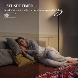 RGB lattiavalaisin, himmennettävä LED-lamppu kahdella kääntyvällä valopäällä, kaukosäädin, musta